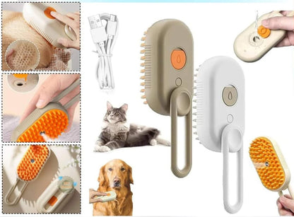 Cepillo para Mascotas a Vapor Recargable!!! Viral en TikTok
