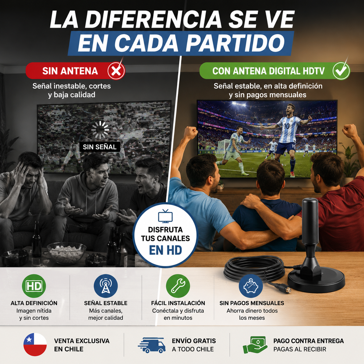Antena TV Digita en HDl!!!📺⚽⚽⚽