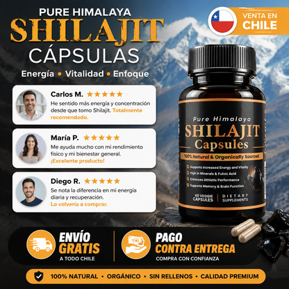 Shilajit Pure Himalaya!!! Contiene 60 Cápsulas!!!💪💪🔥
