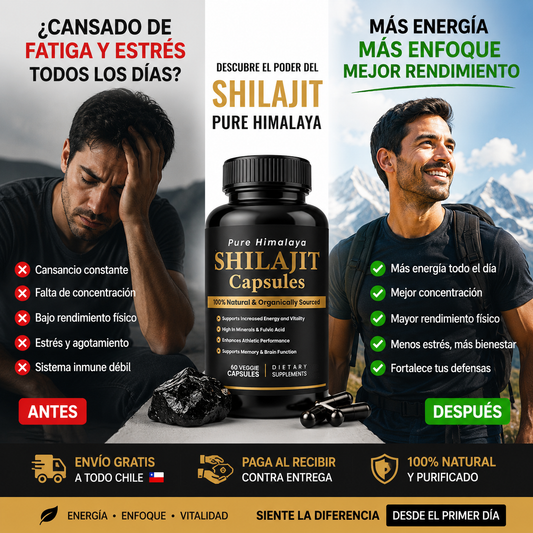Shilajit Pure Himalaya!!! Contiene 60 Cápsulas!!!💪💪🔥