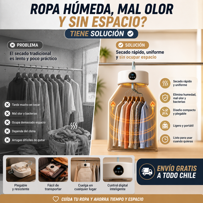 Secador de Ropa Portátil!!! Viral en TikTok/ Instagram