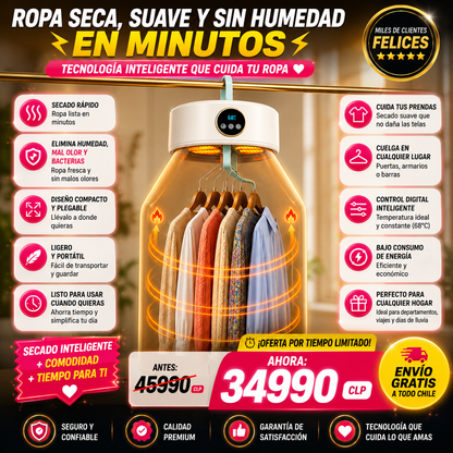 Secador de Ropa Portátil!!! Viral en TikTok/ Instagram