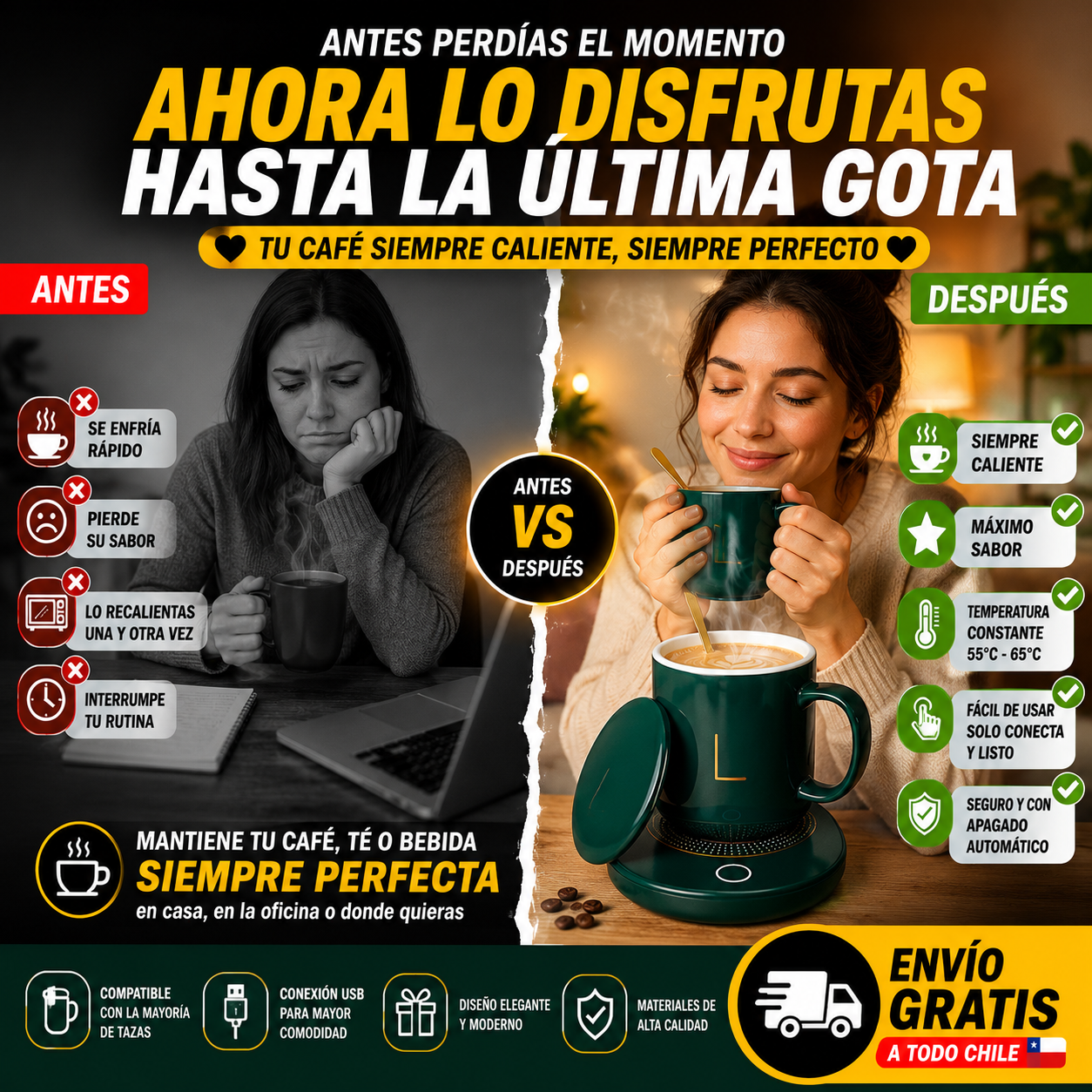 Taza con Calentador Eléctrico!!!