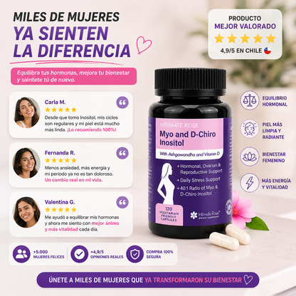 INOSITOL Premium 120 Cápsulas!!!