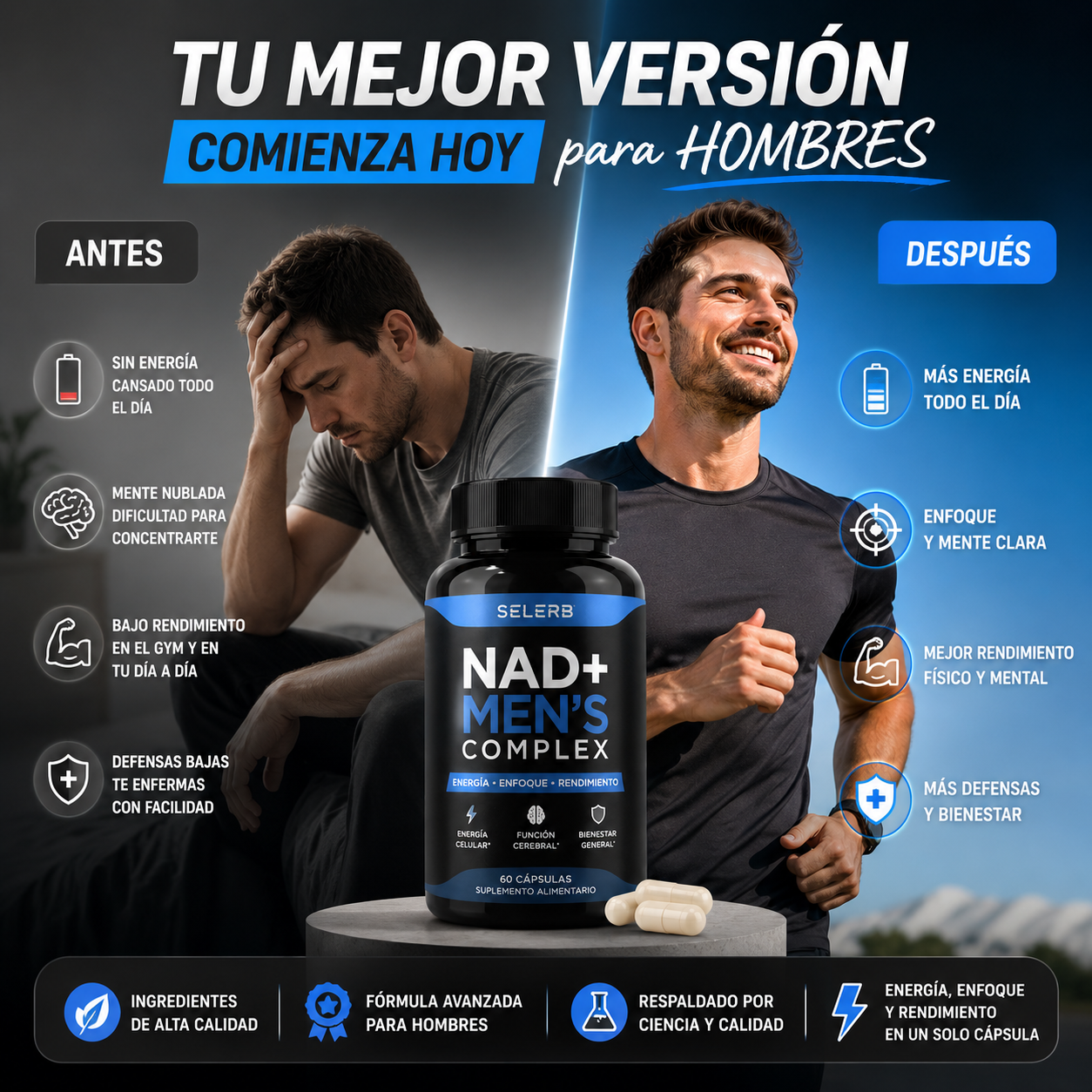 SELERB NAD MEN´S COMPLEX!!!! Vitalidad TOTAL