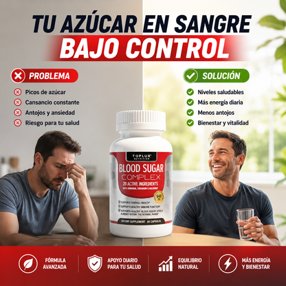BLOOD SUGAR COMPLEX!!! Controla TÚ AZÚCAR