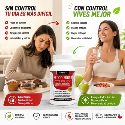 BLOOD SUGAR COMPLEX!!! Controla TÚ AZÚCAR