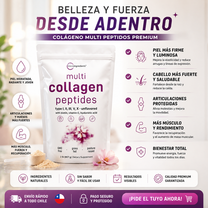 Collagen Peptides Multi!!! Colágeno Hidrolizado Premium