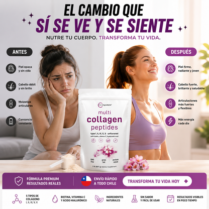 Collagen Peptides Multi!!! Colágeno Hidrolizado Premium
