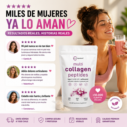 Collagen Peptides Multi!!! Colágeno Hidrolizado Premium