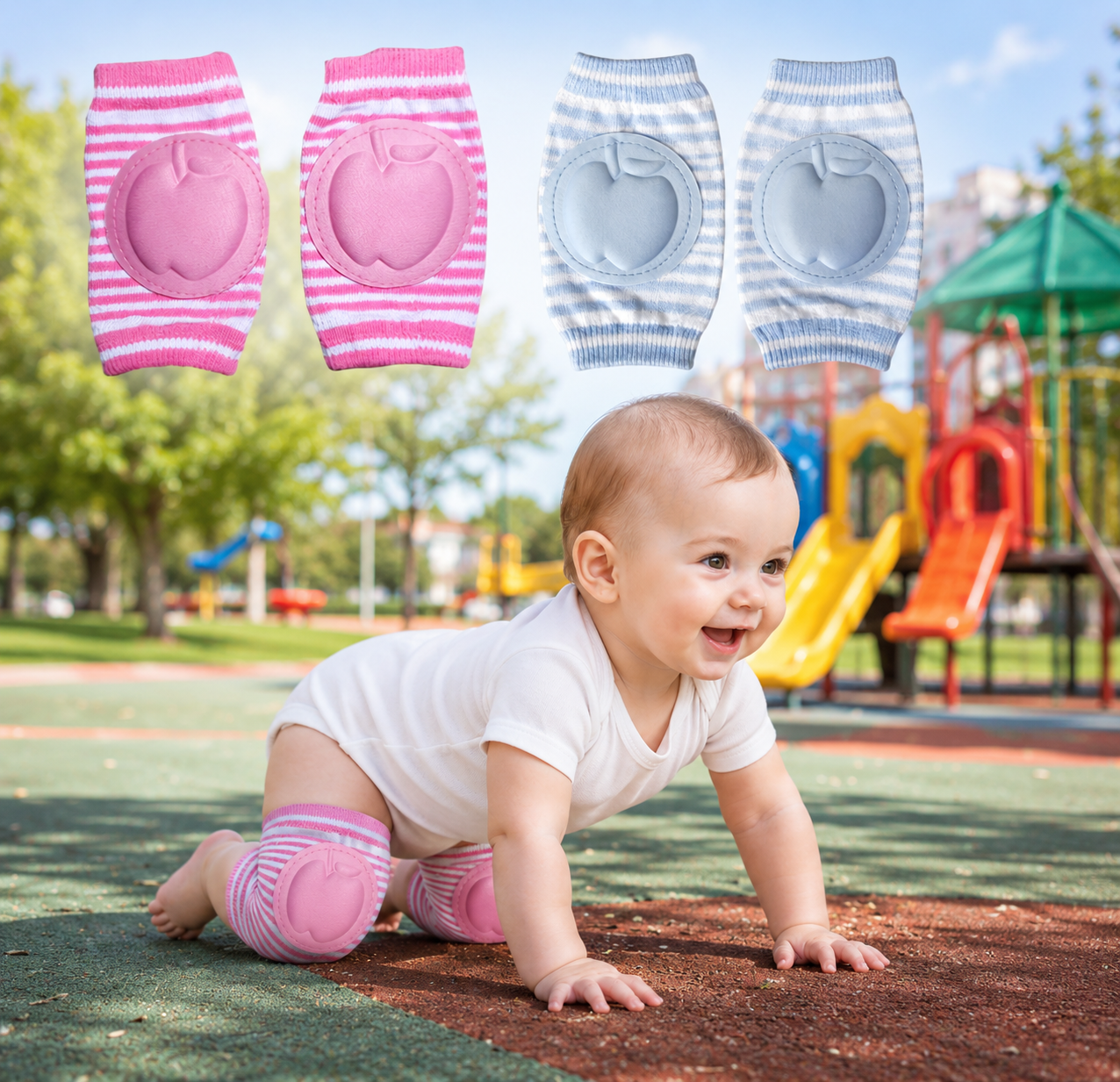 PACK 2 RODILLERAS PROTECTORA PARA BEBÉ!!! Producto Viral