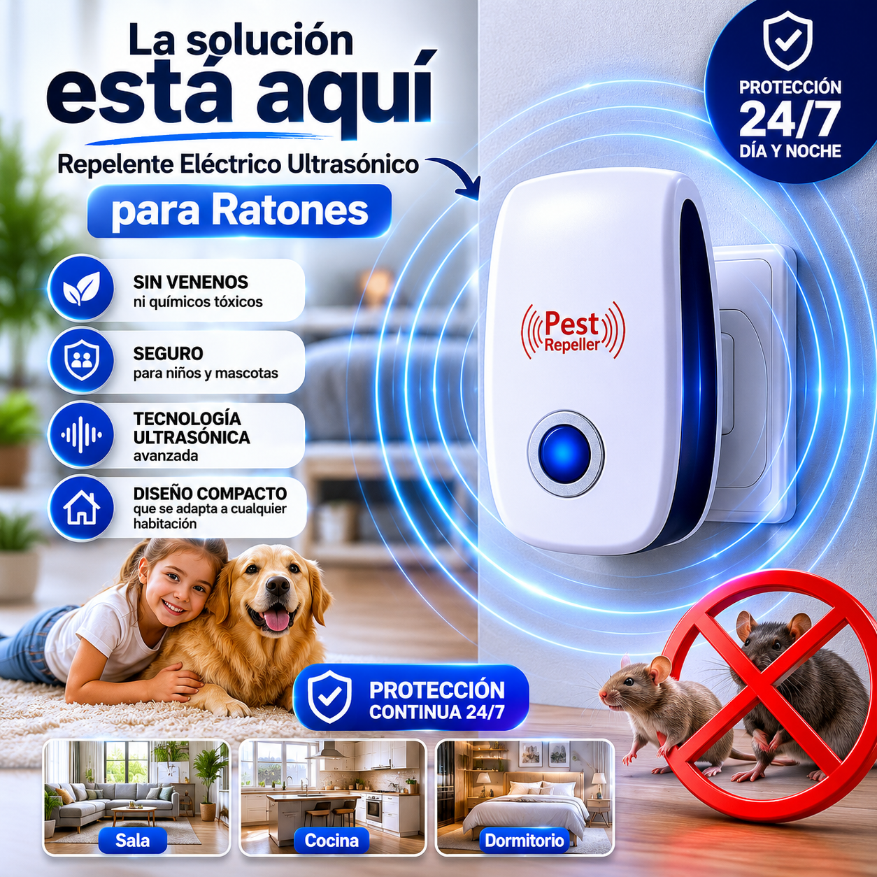 Repelente Eléctrico Para Ratones!!! Viral en TikTok