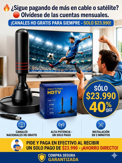 Antena TV Digital!!! Alta Definition 📺⚽⚽⚽